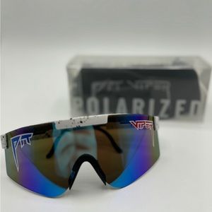 Pit Vipers red, blue, white